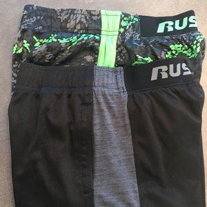 2 Pairs Boys Russell Athletic Shorts
